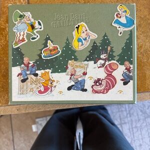 Jean Paul Gaultier Green Holiday Box with Cartoon Characters